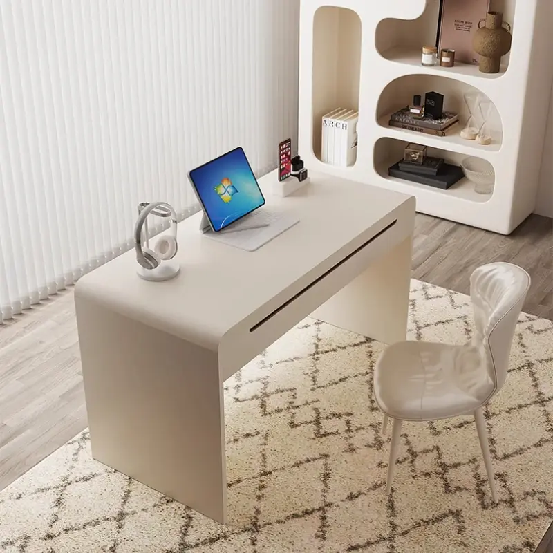 Designer Storage Modern Office Desks White Drawers Asthetic Writing Standing Computer Desks Laptop Home Escritorio Furniture