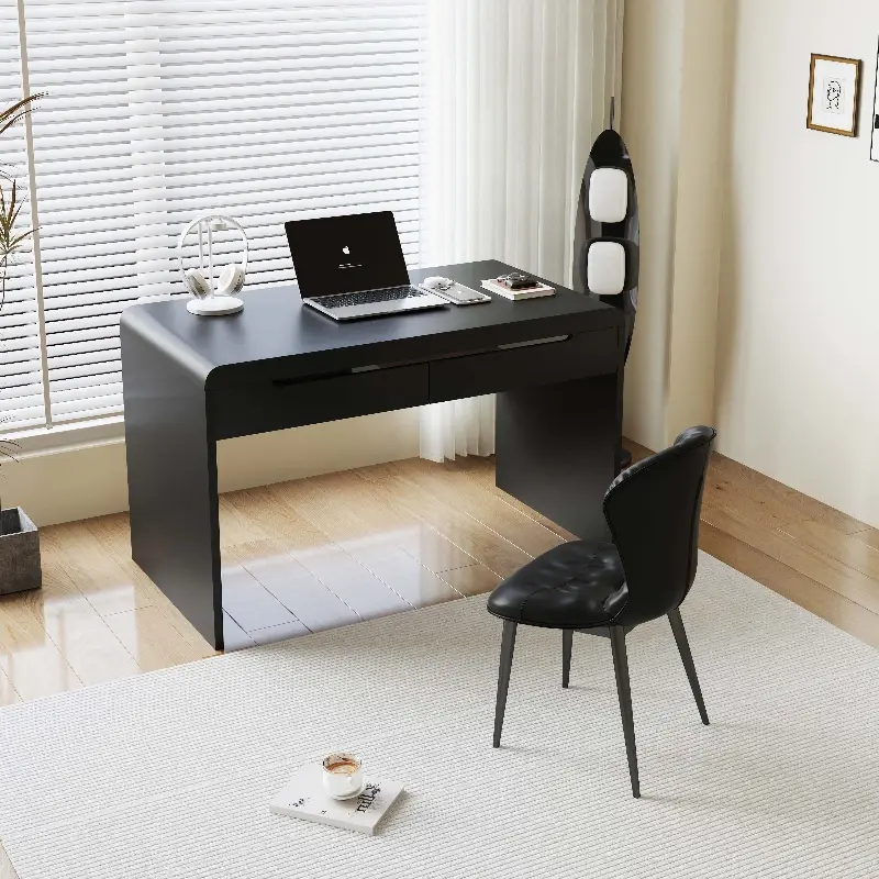 Designer Storage Modern Office Desks White Drawers Asthetic Writing Standing Computer Desks Laptop Home Escritorio Furniture