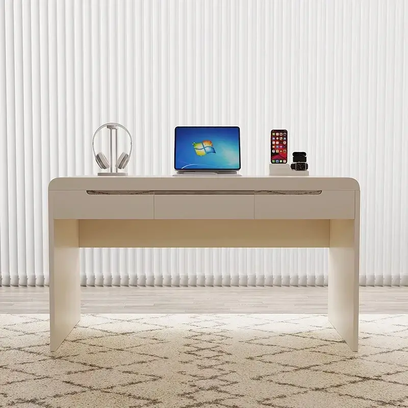 Designer Storage Modern Office Desks White Drawers Asthetic Writing Standing Computer Desks Laptop Home Escritorio Furniture