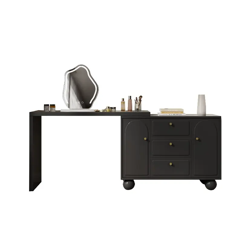Woman Girls Luxury Vanity Table Storage Jewelry Organizer Unique Makeup Vanity Desk Mirror Chair Tocador Con Espejo Furniture
