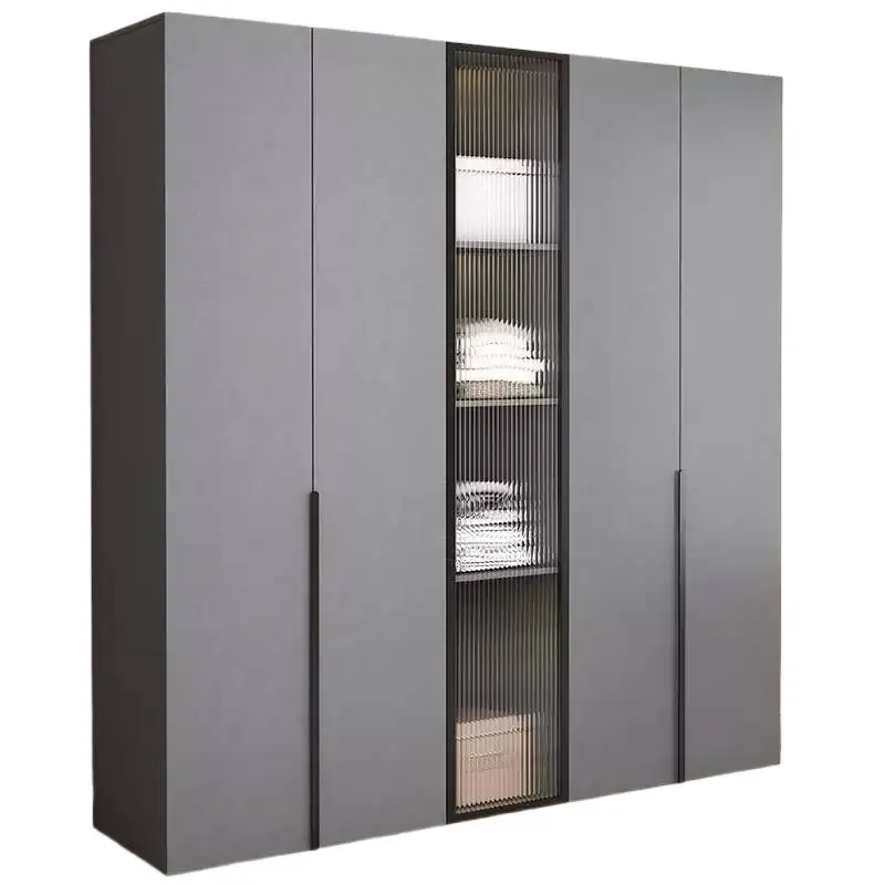 Modern New Nordic Wardrobes Bedroom Wood Elegant Cupboard Storage Wardrobes Living Room Wooden Szafa Na Ubrania Accessories