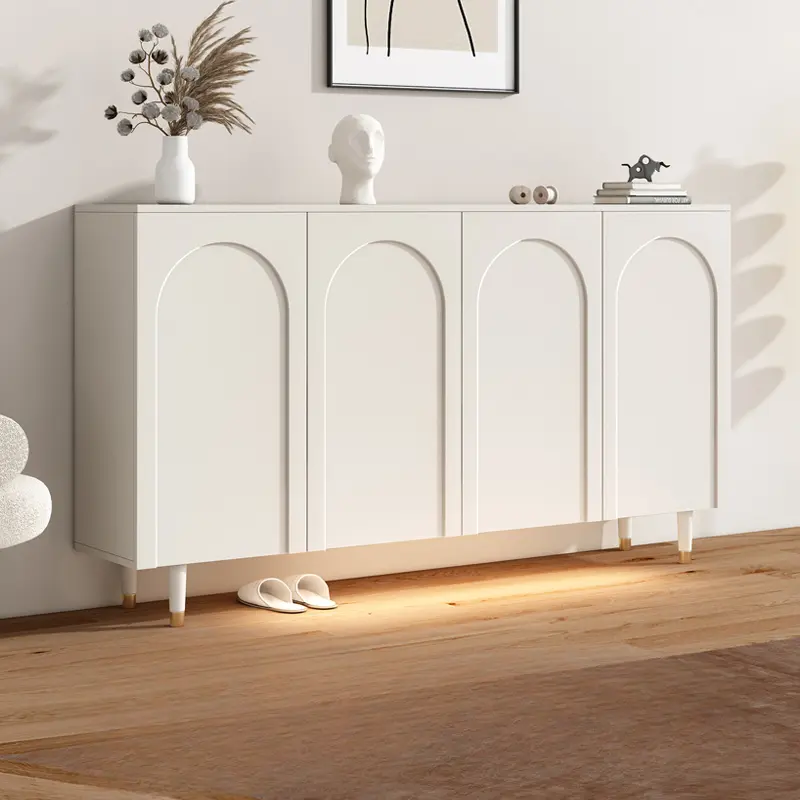 Minimalist Luxury Storage Shoe Cabinet White Modern Entrance Nordic Designer Shoe Cabinet High Quality Mueble Zapatero Furniture