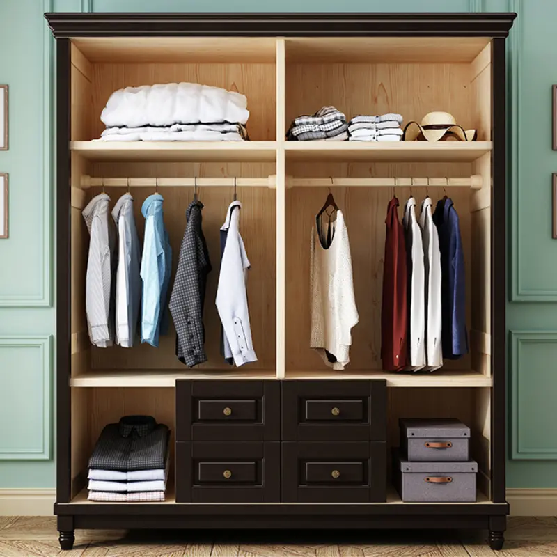 Girls Women Storage Wardrobes Living Room Drawers Wooden Organizer Wardrobes Closet Baby Guarda Roupas Modern Home Furniture