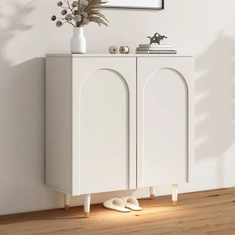 Minimalist Luxury Storage Shoe Cabinet White Modern Entrance Nordic Designer Shoe Cabinet High Quality Mueble Zapatero Furniture