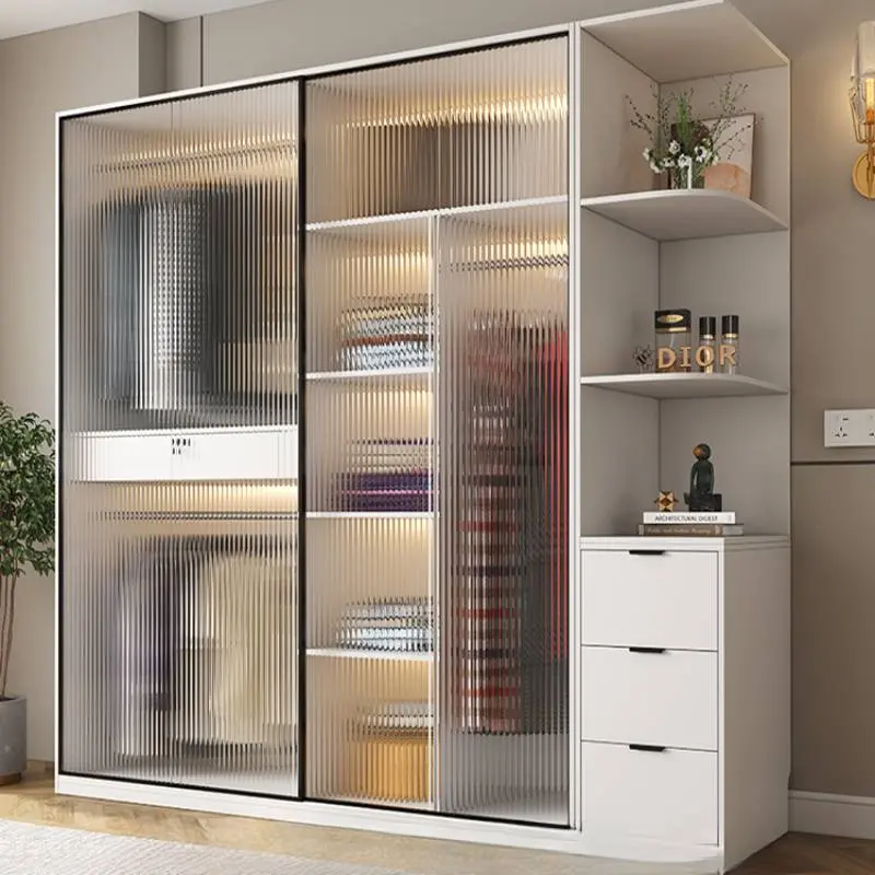 Modern Ideas Elegant Wardrobes Wood Organize Bedroom Storage Wardrobes Closet Living Room Home Closet Para Ropa Accessories