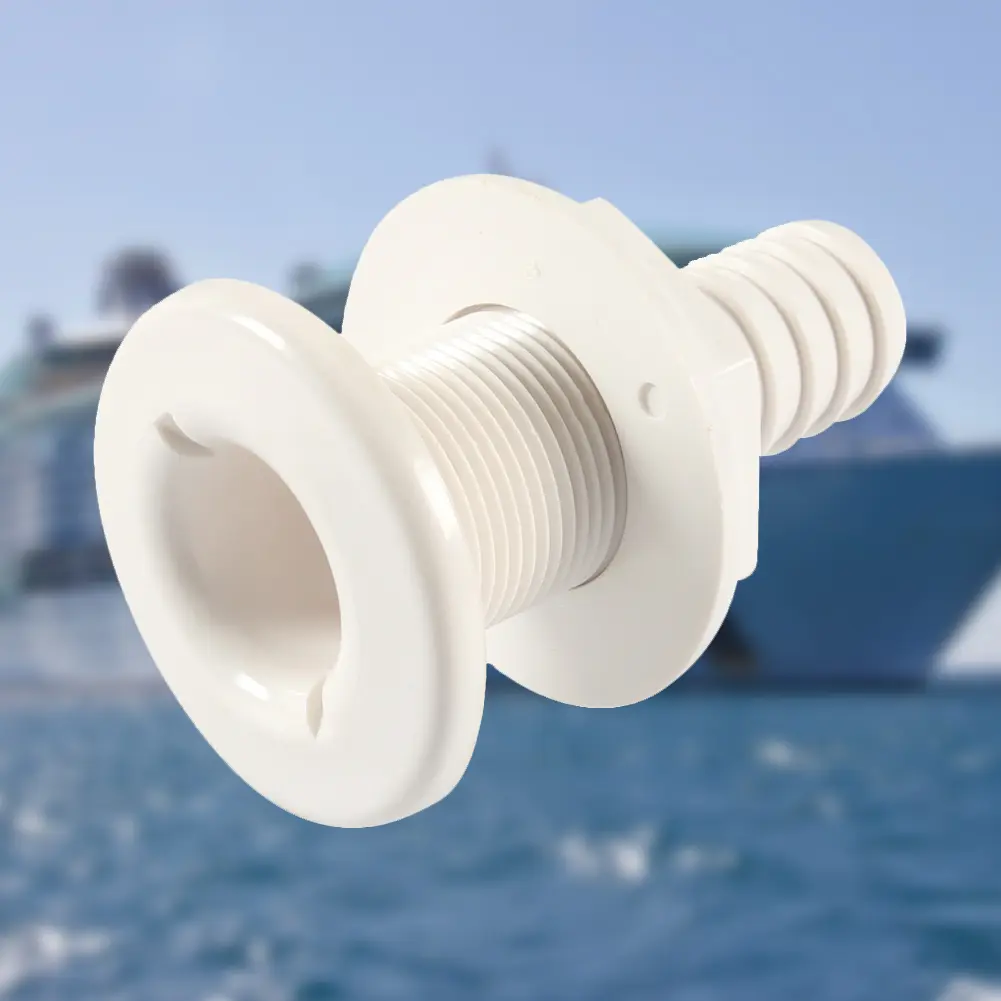 Bilge Pump Hose Installation Kit with 2 Clamps Thru-Hull Fitting Complete Bilge Pumps Installation Kit Accessories for Boats