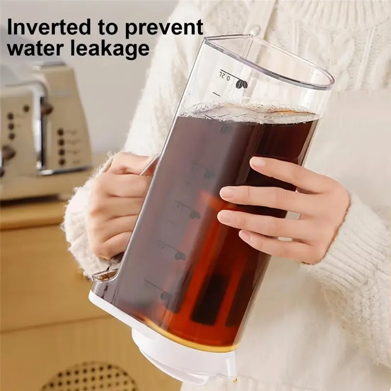 HGHO Large Water Pitcher For Fridge Suitable For Hot Drinks 2.2L, Perfect For Ice Tea,Juice