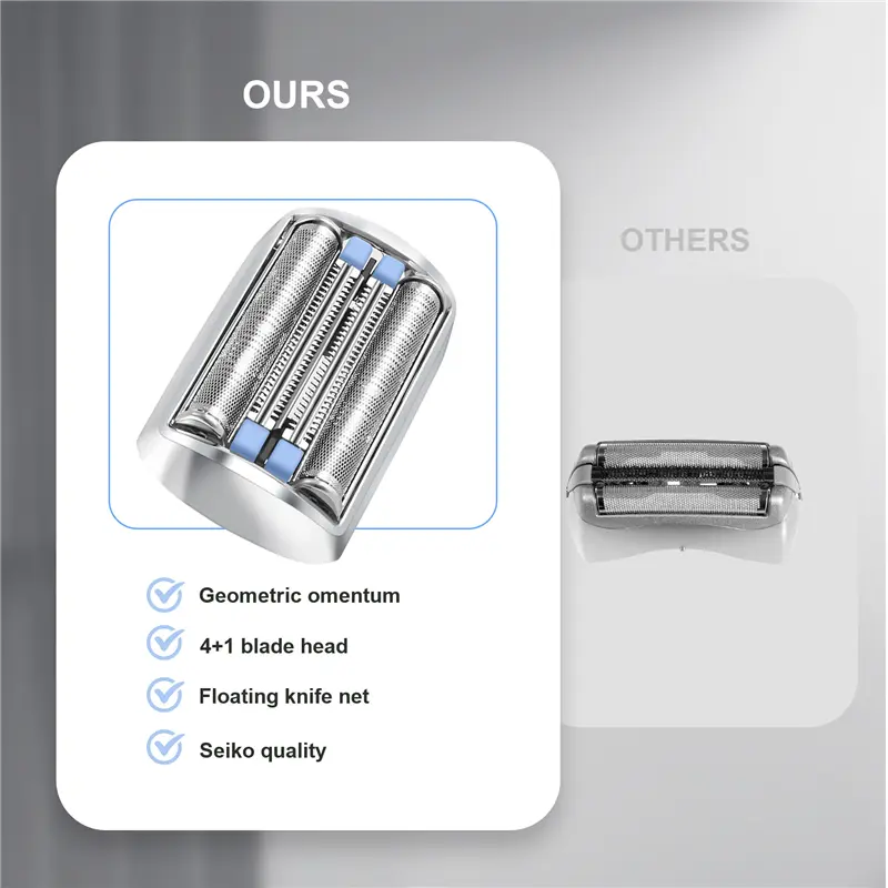 HGHO Replacement Foil Cutter Head Shaving Head Razor Blades For Braun Series 9 92S/92B/92M Electric Shaver Replacement Head