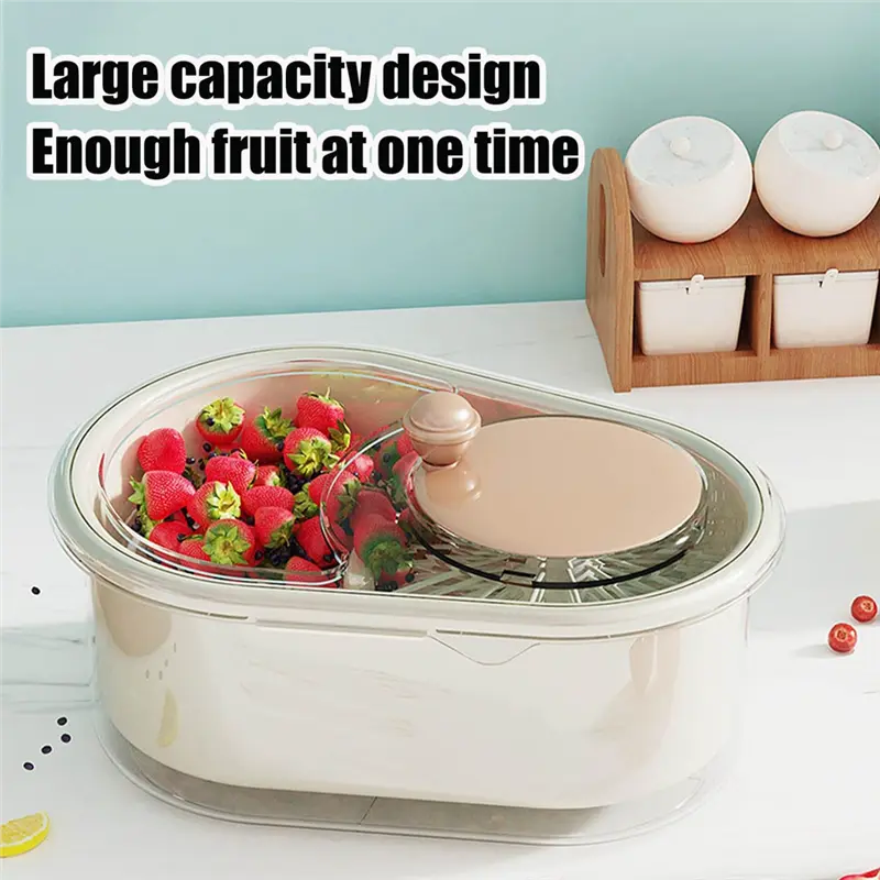 HGHO Large Capacity Fruit And Vegetable Cleaning Machine Kitchen Vegetable Household Fruit Cleaning Machine Kitchen