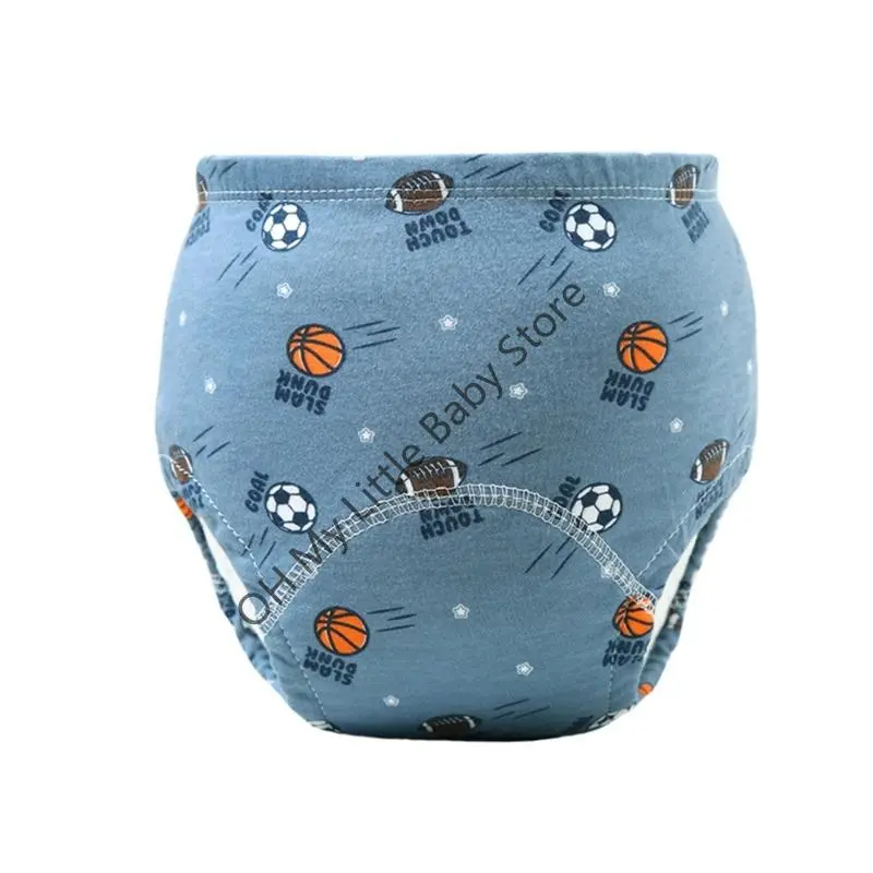 Baby Training Pants Baby Underwear Washable Cute Pattern Breathable Diaper Pants Summer Baby Diapers Cotton Learning Trousers