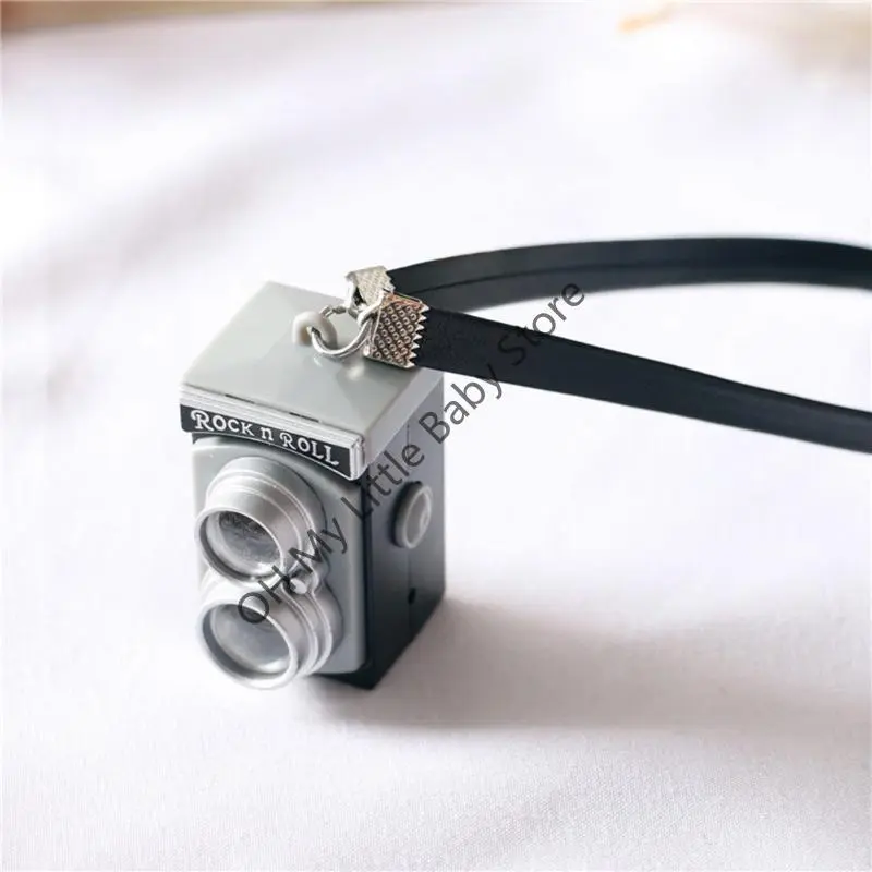 M76C Newborn 1/12 Dollhouse Mini Camera Model Infants Photo Decorations