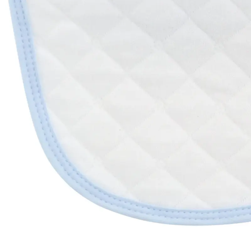 Newborn Baby Bibs Feeding Drool Bibs Cotton Solid Color Snap Button Soft Absorbent Towel Cotton Baby Bibs