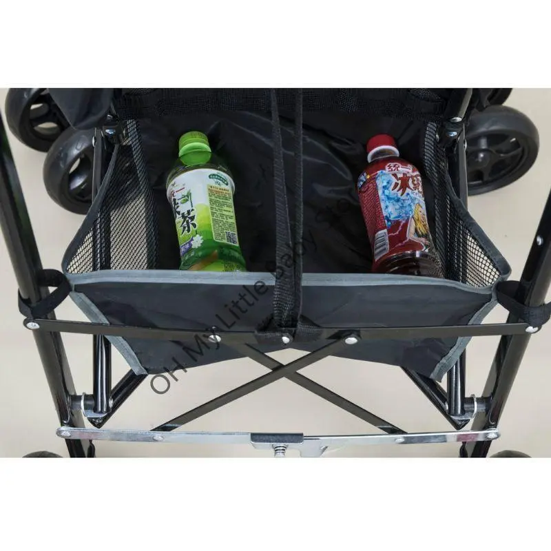 M76C Universal Black Stroller with Strap Multifunctional Large Capacity