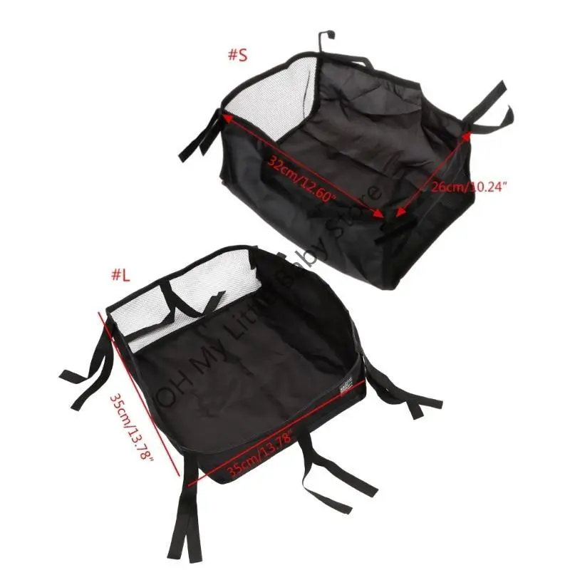M76C Universal Black Stroller with Strap Multifunctional Large Capacity