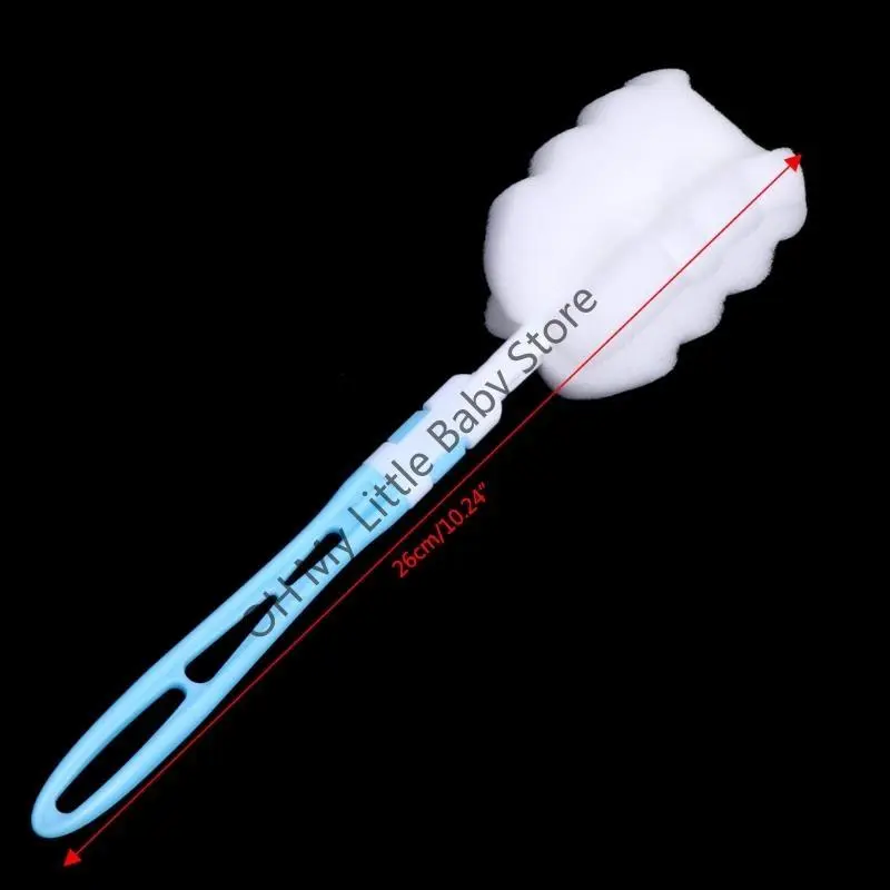 M76C Practical Baby Nipple Milk Bottle Degree Sponge Cleaner Nipple Brush