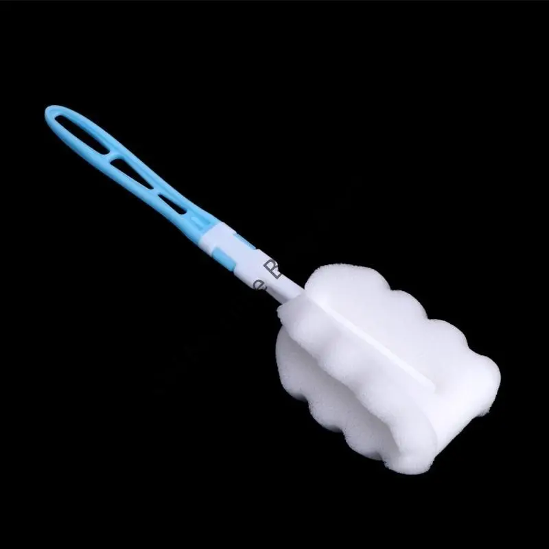 M76C Practical Baby Nipple Milk Bottle Degree Sponge Cleaner Nipple Brush