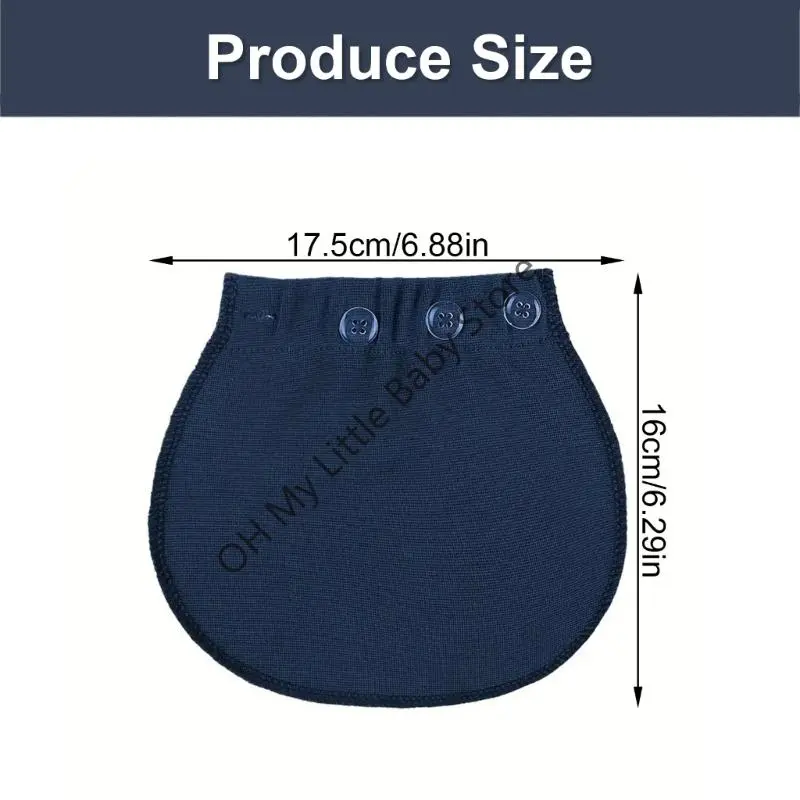 Women Maternity Pregnancy Waistband Belt Adjustable Elastic Pants Lengthening Extended Button for Maternity Accessories