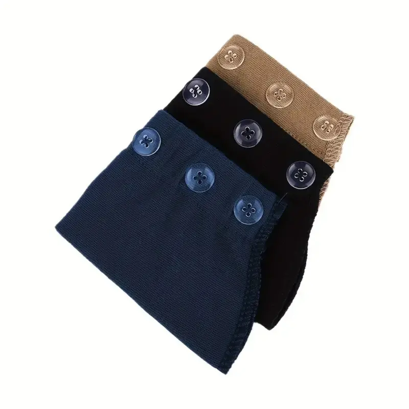 Women Maternity Pregnancy Waistband Belt Adjustable Elastic Pants Lengthening Extended Button for Maternity Accessories