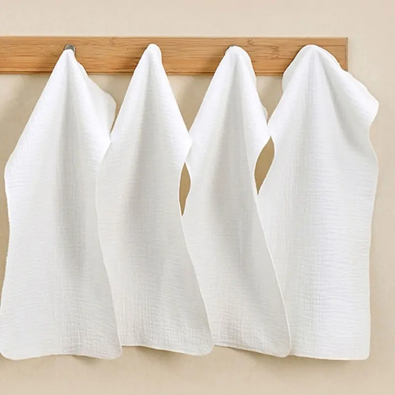25x25cm 25x50cm Baby 4-layer Pure Cotton Gauze Small Towel Face Towel Square Towel Mouth Towel Baby Washcloth
