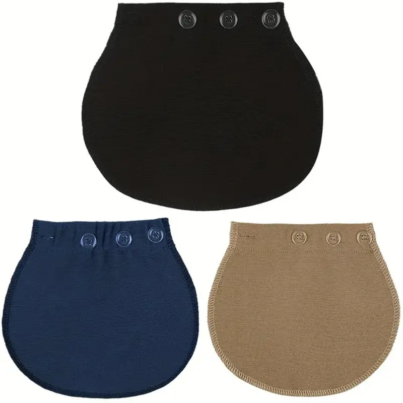 Women Maternity Pregnancy Waistband Belt Adjustable Elastic Pants Lengthening Extended Button for Maternity Accessories
