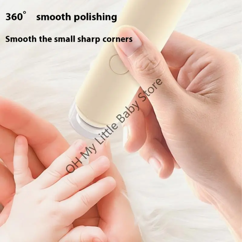 Cartoon Baby Electric Nail Trimmer Kid Nail Polisher Tool Baby Care Kit Manicure Set Easy To Trim Nail Filer Clippers Newborn
