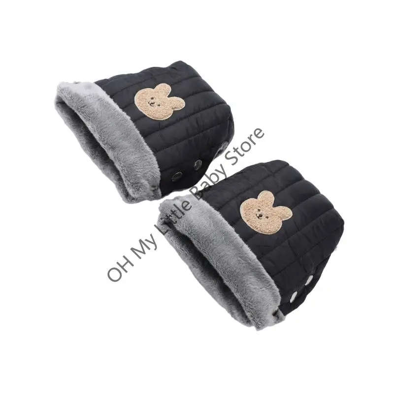 M76C Strollers Hand Cover With Soft Lining For Baby Carriages Wheelchairs Windproof