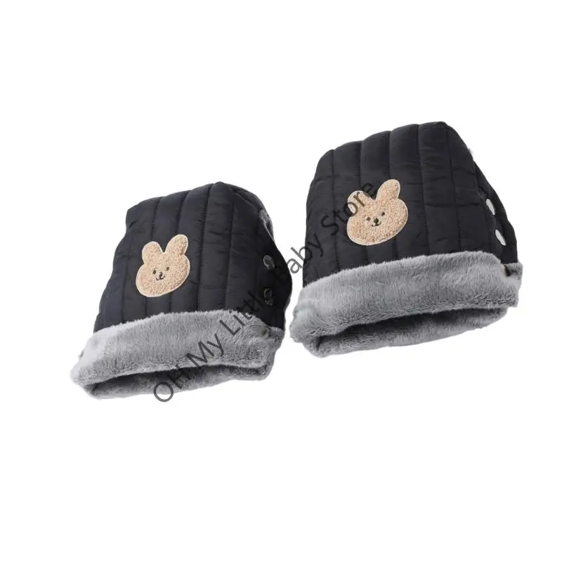 M76C Strollers Hand Cover With Soft Lining For Baby Carriages Wheelchairs Windproof
