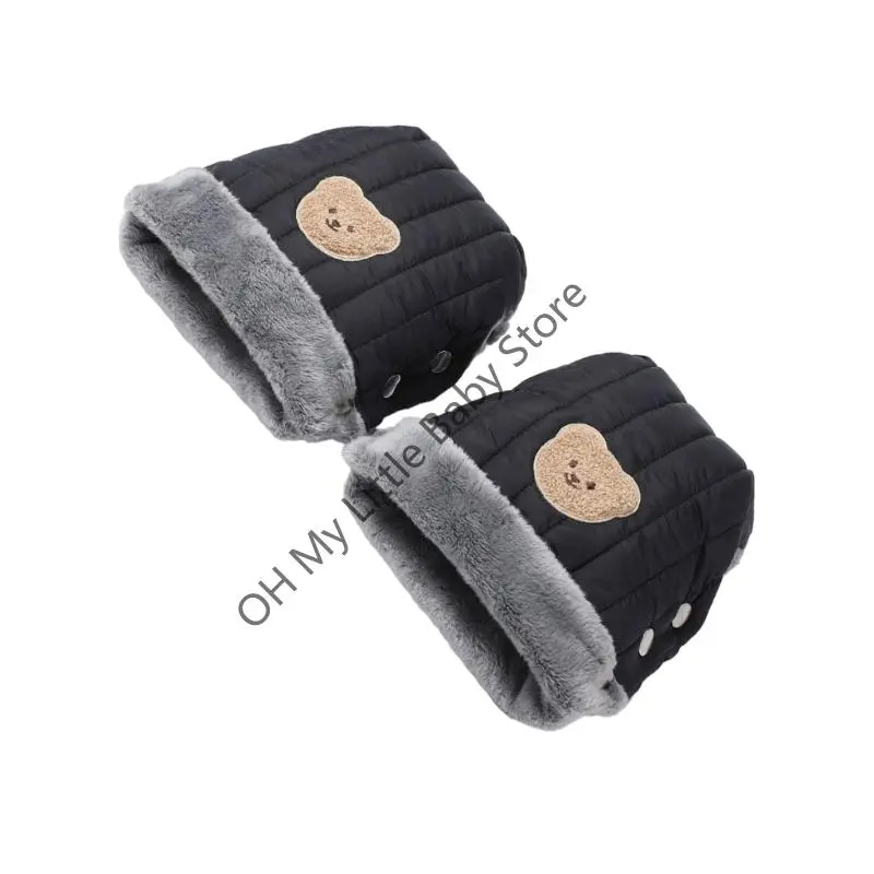 M76C Strollers Hand Cover With Soft Lining For Baby Carriages Wheelchairs Windproof