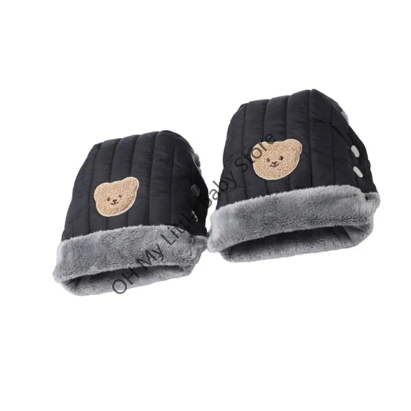 M76C Strollers Hand Cover With Soft Lining For Baby Carriages Wheelchairs Windproof