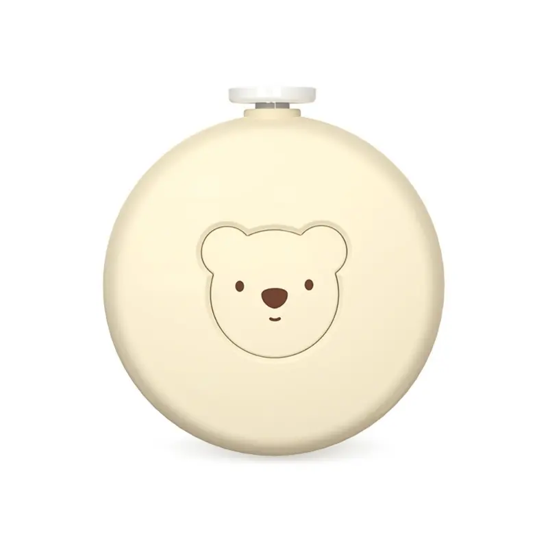Cartoon Bear Electric Baby Nails Trimmer Electric Nails File Baby Nails Scissors, Safe Nails Filer Grinder Kit for Baby Infant