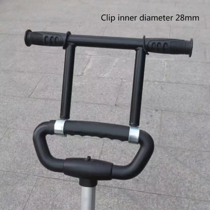 Stroller Handle Extender Sturdy Detachable Metal Handlebars Extender for Trolley Pushchair Baby Carriages Pram Accessory