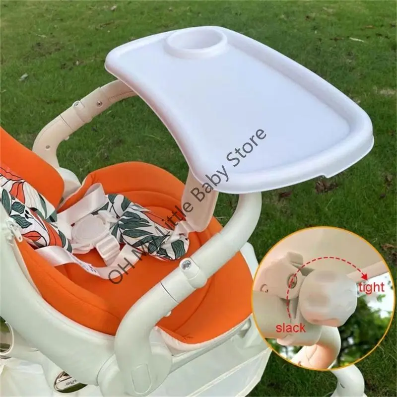 M76C Stroller Cup Holder Baby Universal Stroller Dinner Table Tray Catcher Drink Holder for Toddler Infant Girls Boys