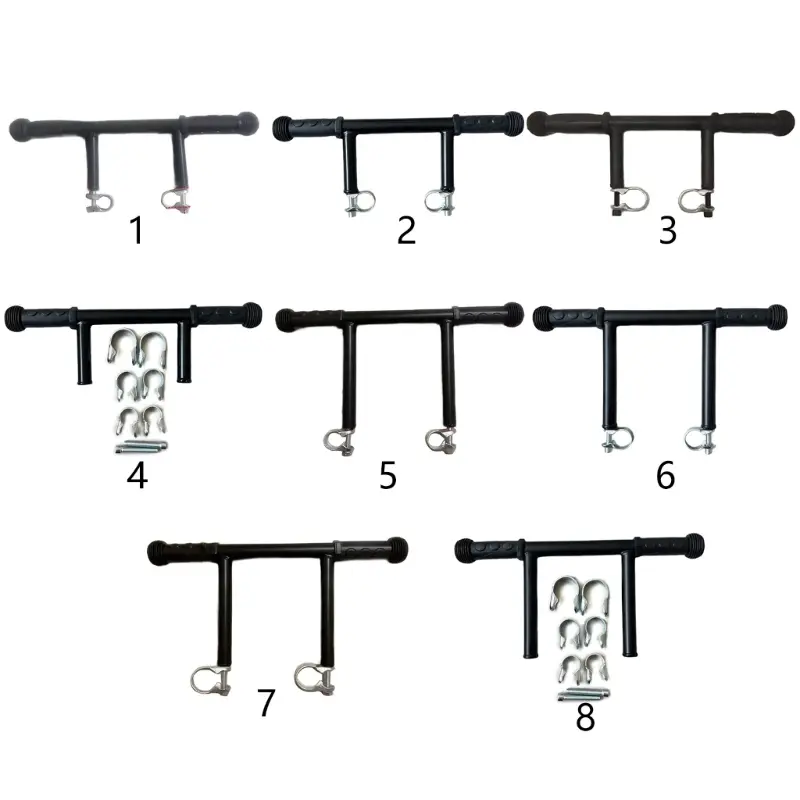 Stroller Handle Extender Sturdy Detachable Metal Handlebars Extender for Trolley Pushchair Baby Carriages Pram Accessory