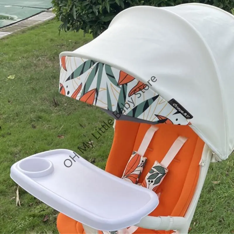 M76C Stroller Cup Holder Baby Universal Stroller Dinner Table Tray Catcher Drink Holder for Toddler Infant Girls Boys