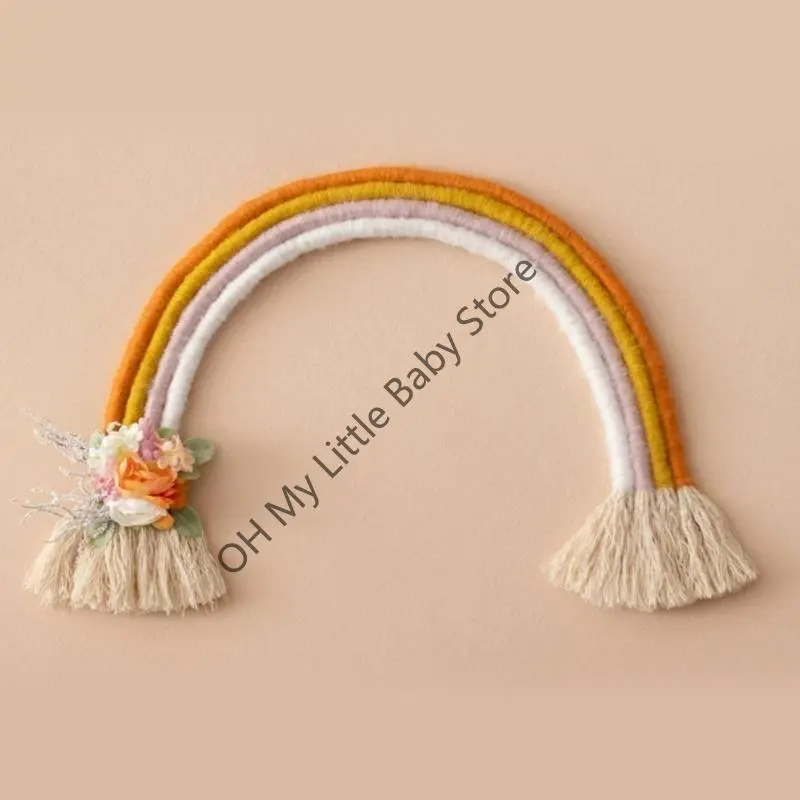 M76C Rainbow Wall Decoration Rainbows Photo Props Baby Photoshoot Props Newborn Photography Props Rainbow Bedroom Ornament