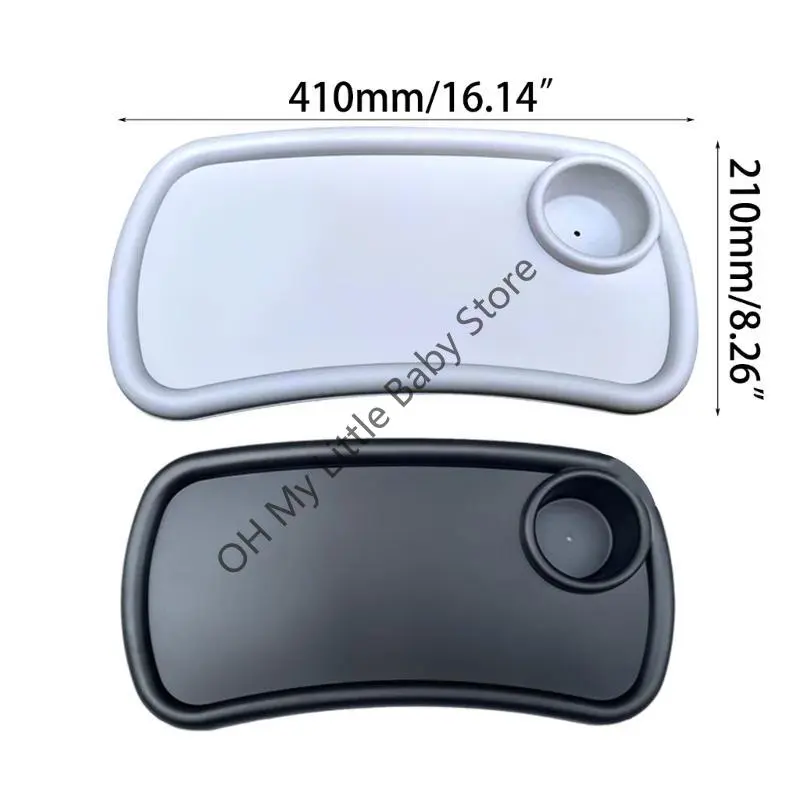 M76C Stroller Cup Holder Baby Universal Stroller Dinner Table Tray Catcher Drink Holder for Toddler Infant Girls Boys
