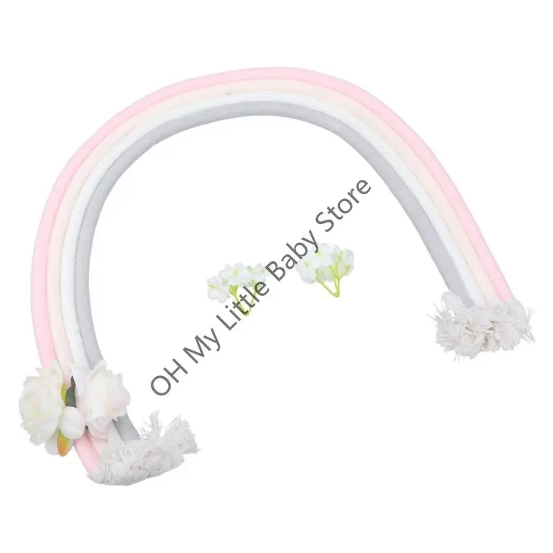 M76C Rainbow Wall Decoration Rainbows Photo Props Baby Photoshoot Props Newborn Photography Props Rainbow Bedroom Ornament