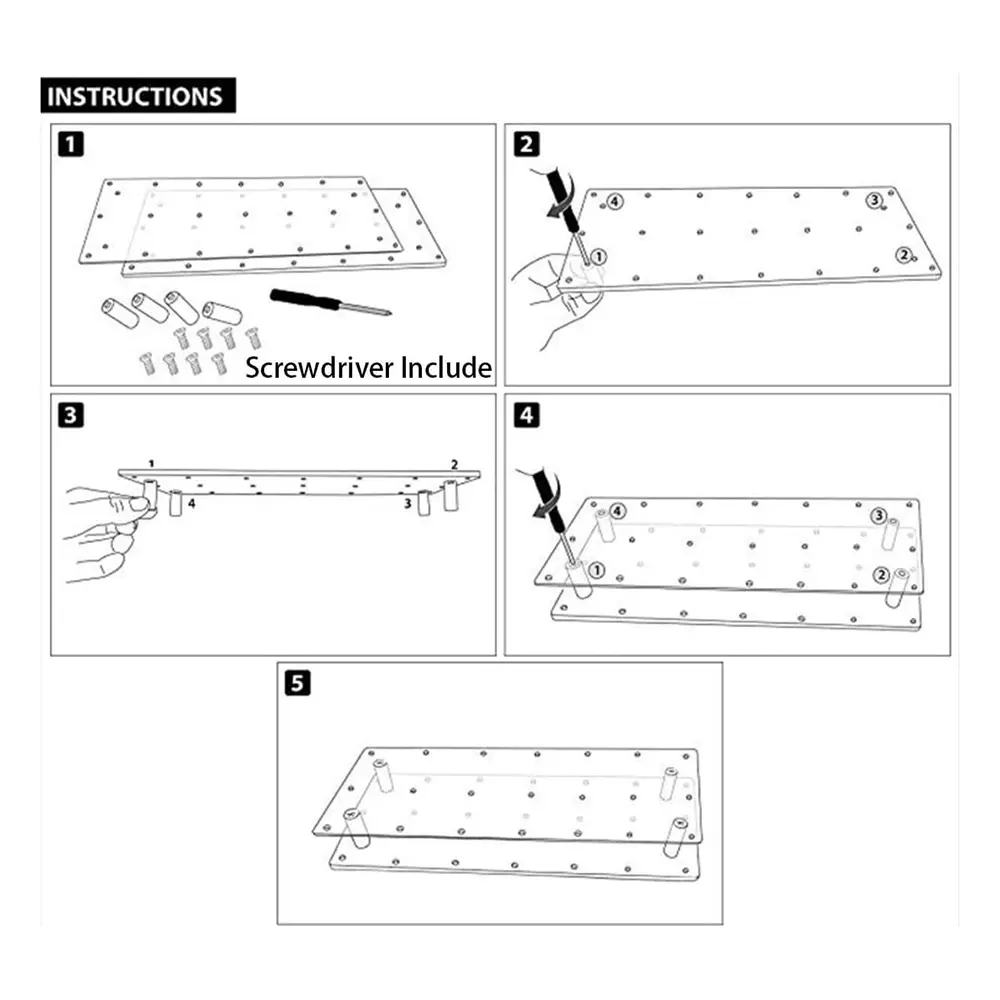HGHO 2-Pack 21 Hole Acrylic Lollipop Holder For Weddings Baby Showers Birthday Parties Anniversaries Cake Lollipop Stand