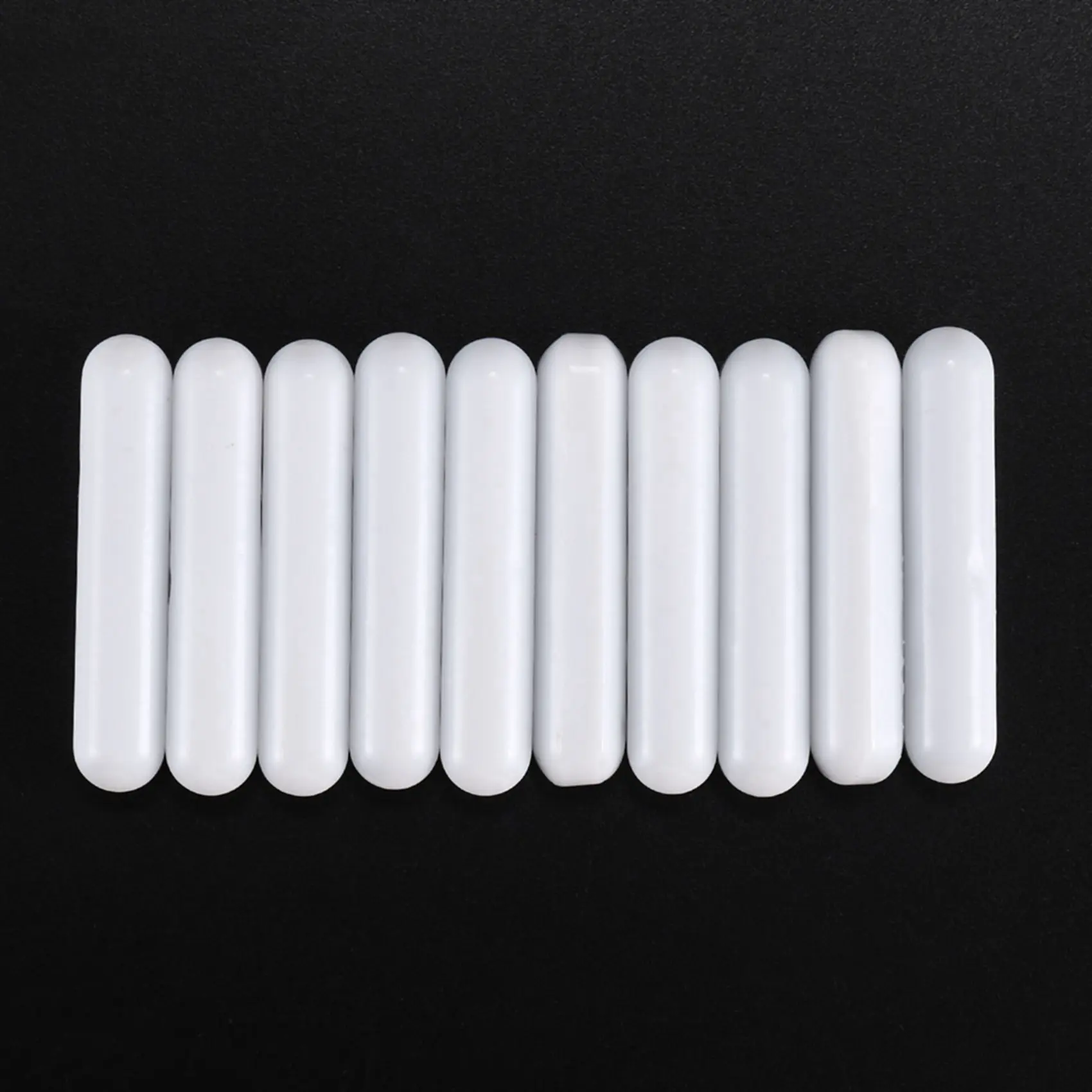 HGHO 20 Pieces PTFE Magnetic Stirrer Mixer Stir Bar Laboratory Bar Stir Plate Magnet Stir Rod Magnetic (8X40mm)