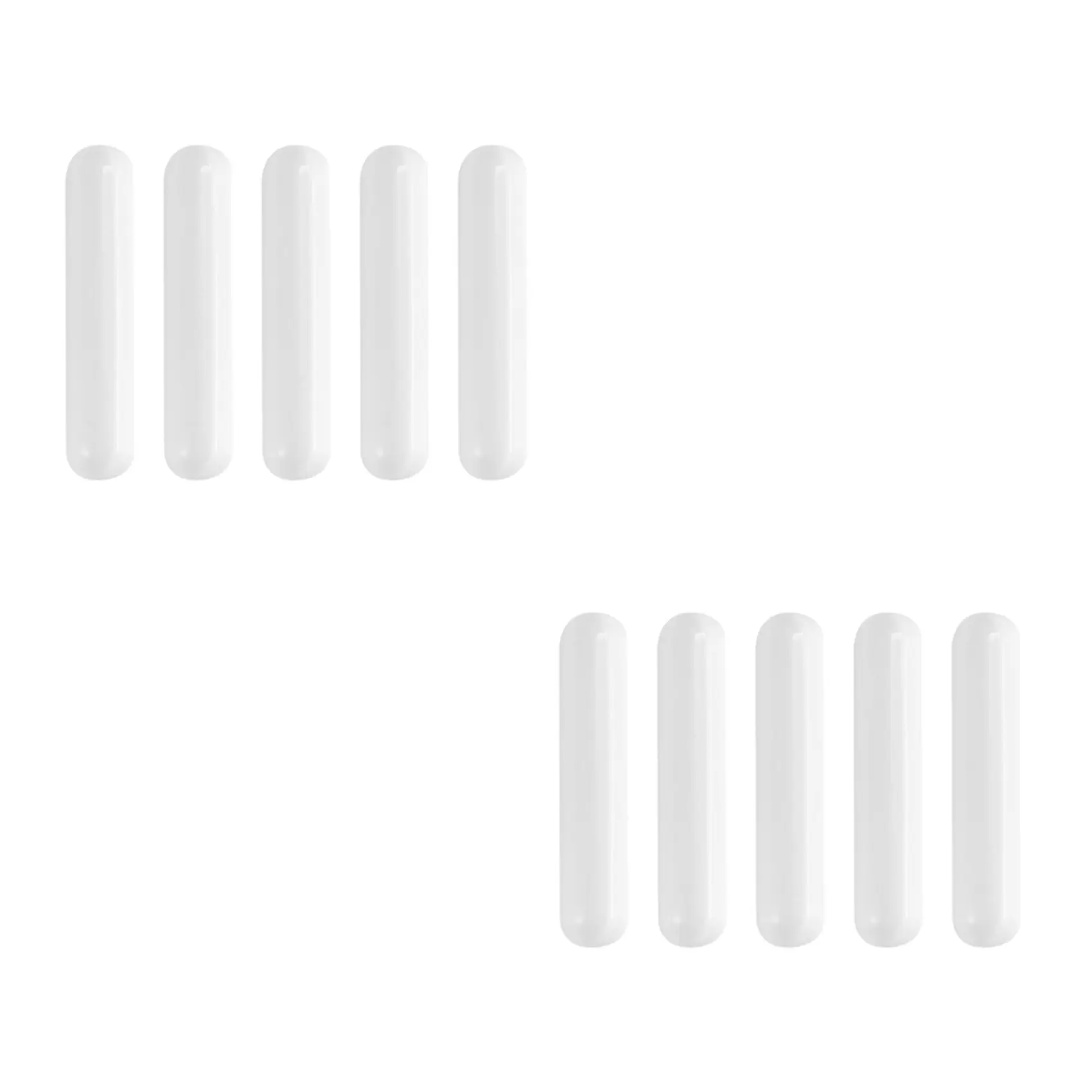 HGHO 20 Pieces PTFE Magnetic Stirrer Mixer Stir Bar Laboratory Bar Stir Plate Magnet Stir Rod Magnetic (8X40mm)