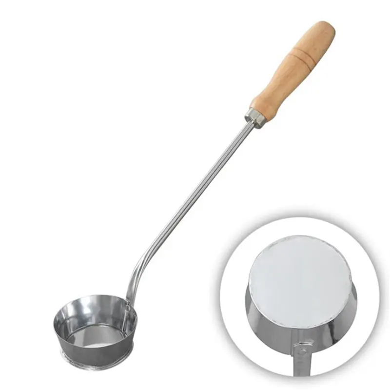 HGHO 3X Stainless Steel Kitchen Cake Making Mold Meat Patty Mold Household Manual Fried Meat Spoon