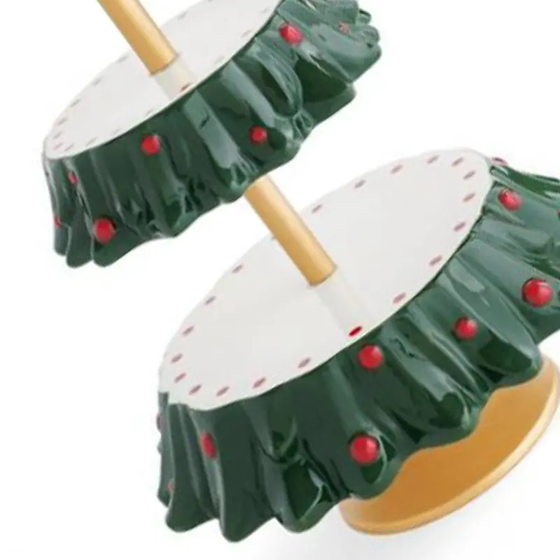 1 PCS Christmas Fruit Plate Tree Dessert Table Food Dispenser Dessert Table Display Stand Synthetic Resin