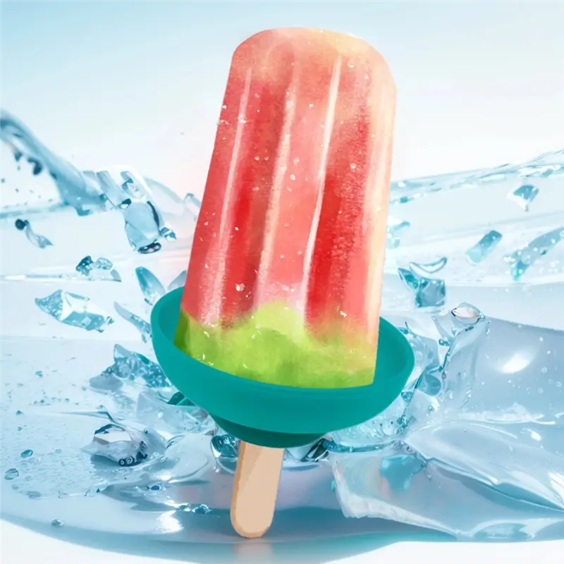 HGHO 16PCS Food-Grade Drip-Proof Popsicle Rack Drip Free Ice Holder Ice Cream Tools Treats Rack Popsicle Holder