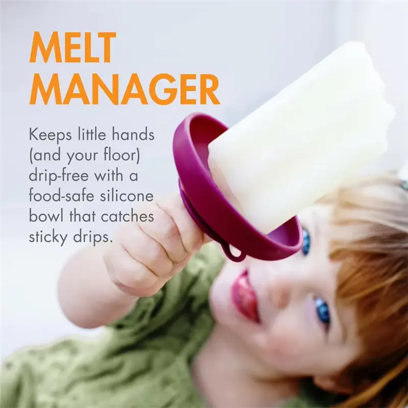 HGHO 16PCS Food-Grade Drip-Proof Popsicle Rack Drip Free Ice Holder Ice Cream Tools Treats Rack Popsicle Holder