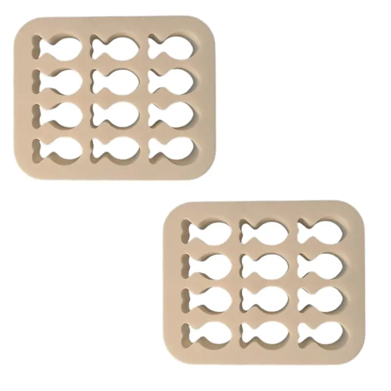 HGHO 2 PCS Mini Tiny Goldfish Fish Cracker Cookie Cutter Mold Baked Shaped Maker For Kids Mini Gluten Free DIY Durable Easy To U