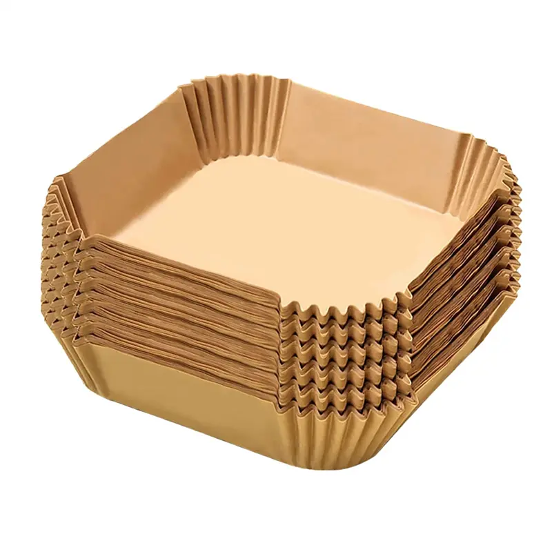 HGHO 200PCS Air Fryer Liners Disposable,9Inch Square Air Fryer Parchment Paper Liners For 5-8Qtair Fryer,Non-Stick Waterproof