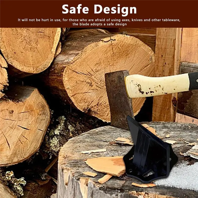 HGHO Manual Wood Splitter Splitting Tool For Large Small Firewood Portable Steel Tool Chop Wood Cutting Easy Install Easy To Use