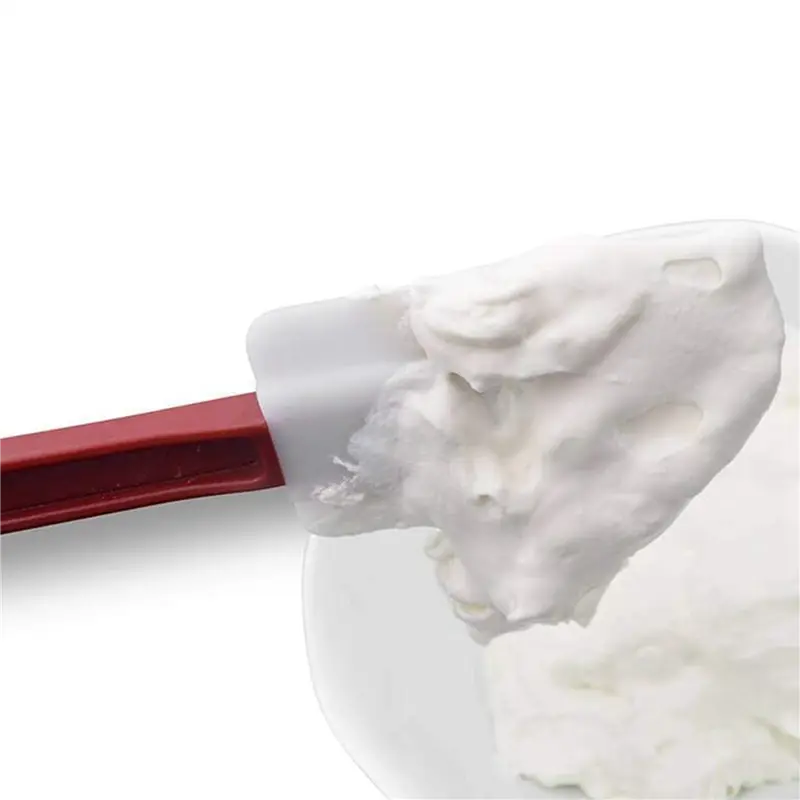 HGHO 6X Silicone Spatula,Commercial Spatula,Heat Resistant Silicone Spatula, Dishwasher-Safe, For Mixing, Frying