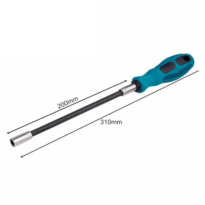 HGHO 3Pcs 7MM Socket Screwdriver Flexible Hex Flex Manual Socket Screw Driver Hand Tools