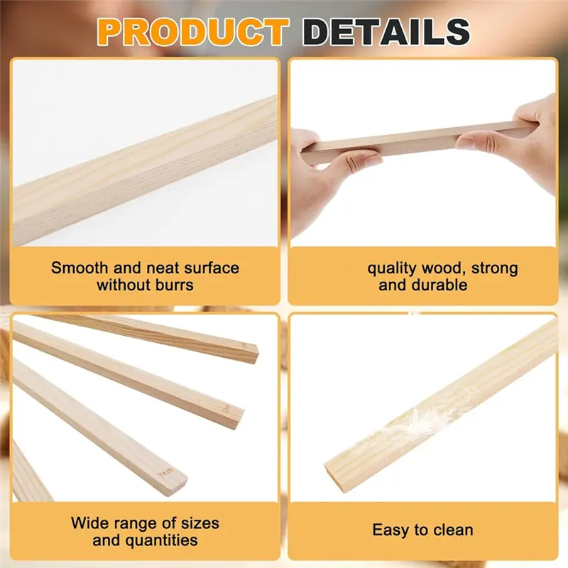 HGHO Pottery Rolling Pin Set - 10 Pieces In 5 Sizes For Polymer Clay And Pottery Pottery Teaching Tools With Thickness